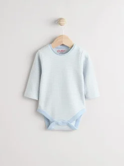 Online Next Blue Baby Corduroy 100% Cotton Dungaree and Bodysuit Set