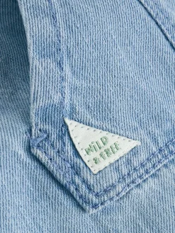 Hot Next Baby Denim Dungarees and Bodysuit Set (0mths-2yrs) Blue