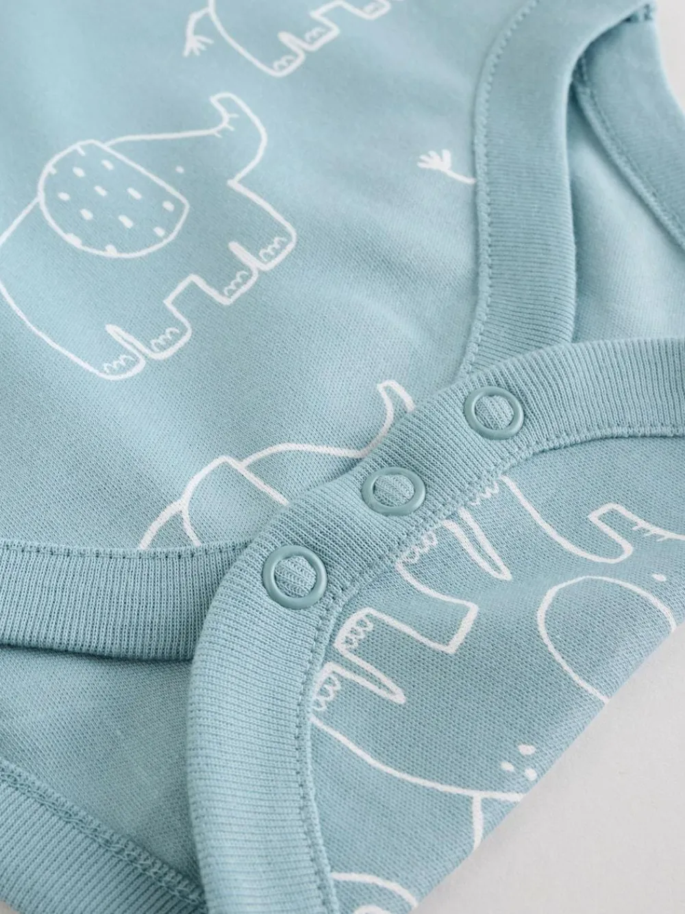 Discount Next Blue Baby Elephant Long Sleeved Bodysuits 5 Pack