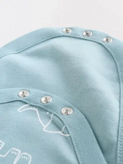 Discount Next Blue Baby Elephant Long Sleeved Bodysuits 5 Pack