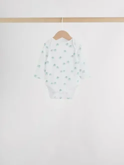 Discount Next Blue Baby Elephant Long Sleeved Bodysuits 5 Pack