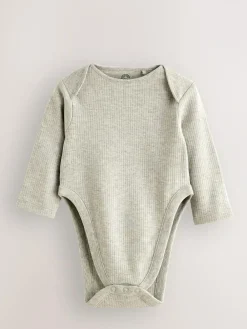 Best Next Blue Baby Hip Dysplasia Long Sleeve Bodysuits 3 Pack