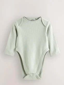 Best Next Blue Baby Hip Dysplasia Long Sleeve Bodysuits 3 Pack