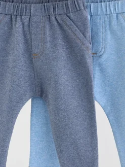 Next Blue Baby Leggings 2 Pack (0mths-2yrs)^ Pants & Leggings|Pants & Leggings