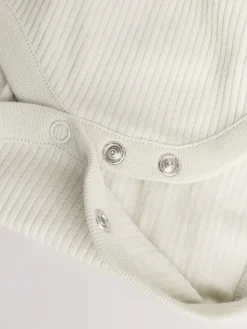 Next Blue Baby Long Sleeve Bodysuits 5 Pack^BOY Multipacks|Bodysuits & Vests