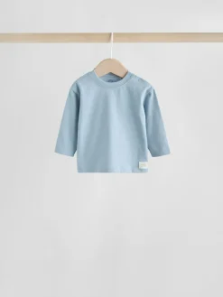 Next Baby Long Sleeve T-Shirts 4 Pack (0mths-2yrs) Blue