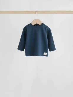 Next Baby Long Sleeve T-Shirts 4 Pack (0mths-2yrs) Blue