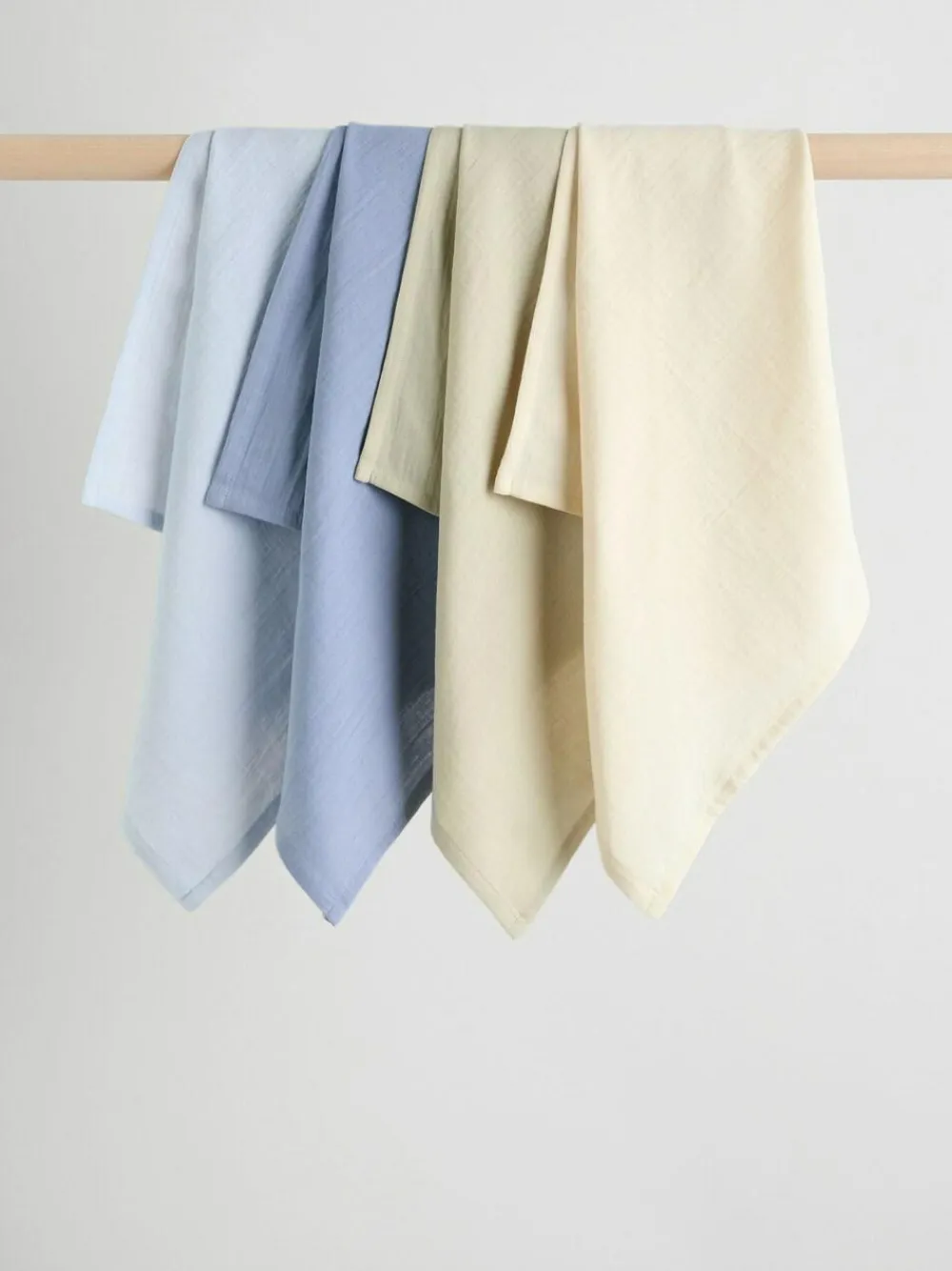 Hot Next Baby Muslins Cloths 4 Pack Blue