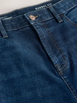 Discount Next Blue Barrel Fit Classic Stretch Jeans