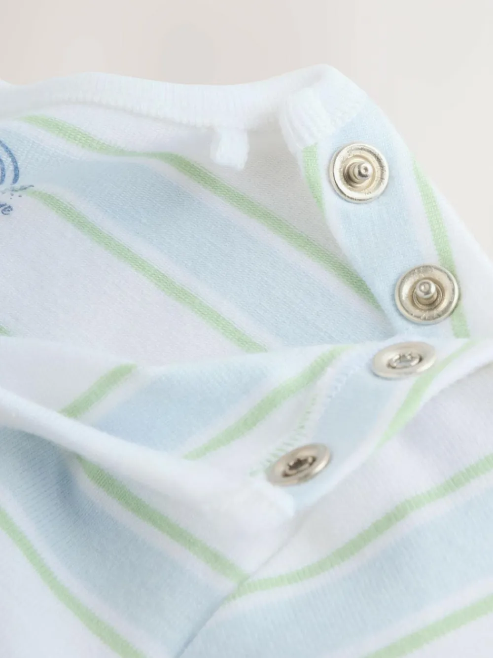 Online Next Blue Bear Woven Dungarees and Bodysuit Baby Set (0mths-2yrs)