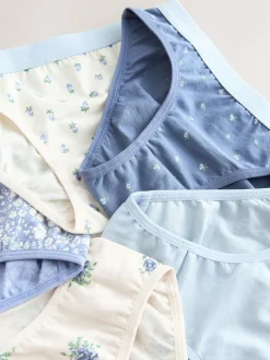 Discount Next Bikini Briefs 5 Pack (1.5-16yrs) Blue