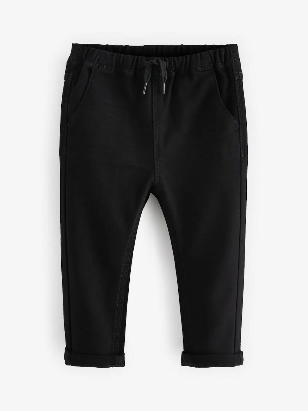 Next Blue Black Denim Supersoft Pull-On Jeans With Stretch 2 Pack (3mths-7yrs)^BOY Multipacks|Jeans & Joggers