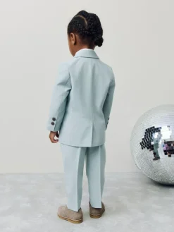 Next Blue Blazer Shirt Trousers and Bow Tie Set (3mths-9yrs)^BOY Sets & Outfits|Sweatshirts & Hoodies