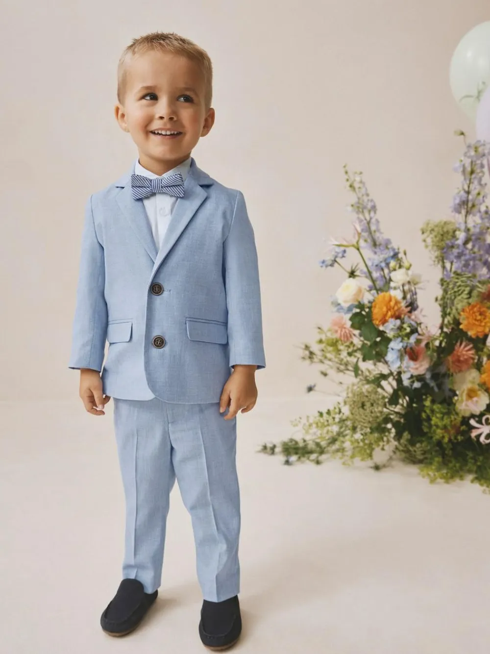 Next Blazer Shirt Trousers and Bow Tie Set (3mths-9yrs)^BOY Newborn Clothing|Sets & Co-Ords