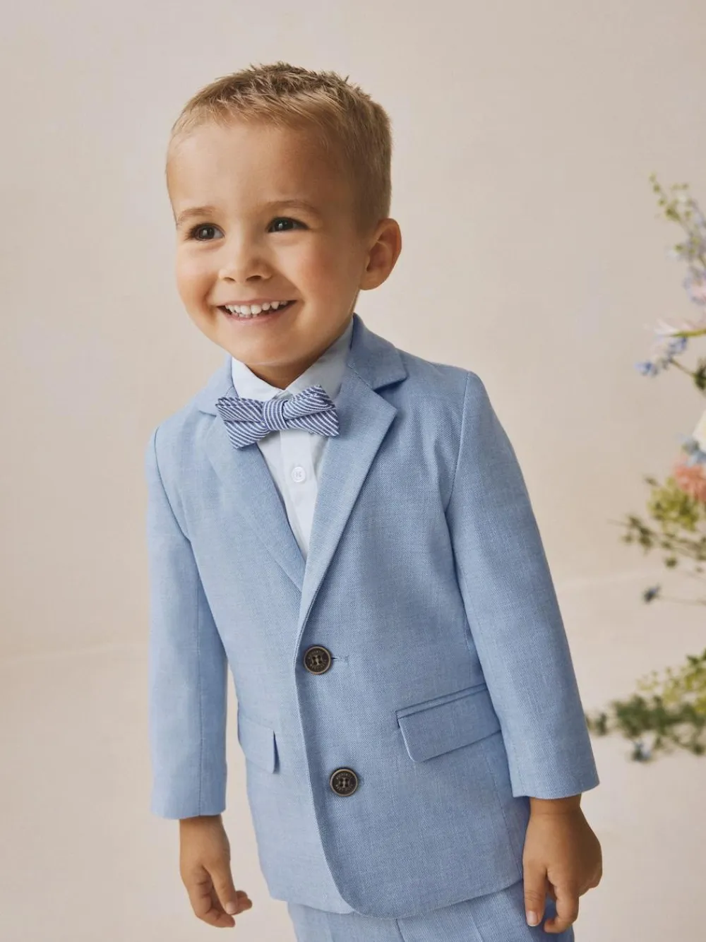 Next Blazer Shirt Trousers and Bow Tie Set (3mths-9yrs)^BOY Newborn Clothing|Sets & Co-Ords