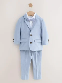 Next Blazer Shirt Trousers and Bow Tie Set (3mths-9yrs)^BOY Newborn Clothing|Sets & Co-Ords