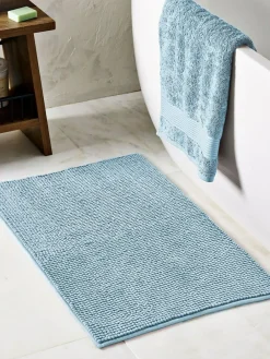 Clearance Next Blue Bobble X-Large Bath Mat