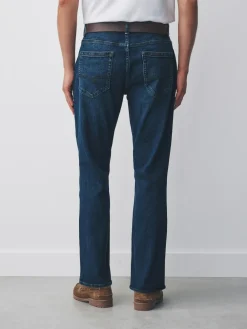 Next Blue Bootcut Signature Belted Jeans^ Jeans|Jeans