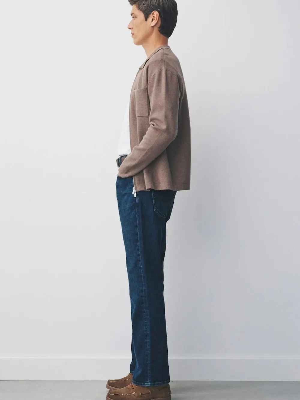 Next Blue Bootcut Signature Belted Jeans^ Jeans|Jeans