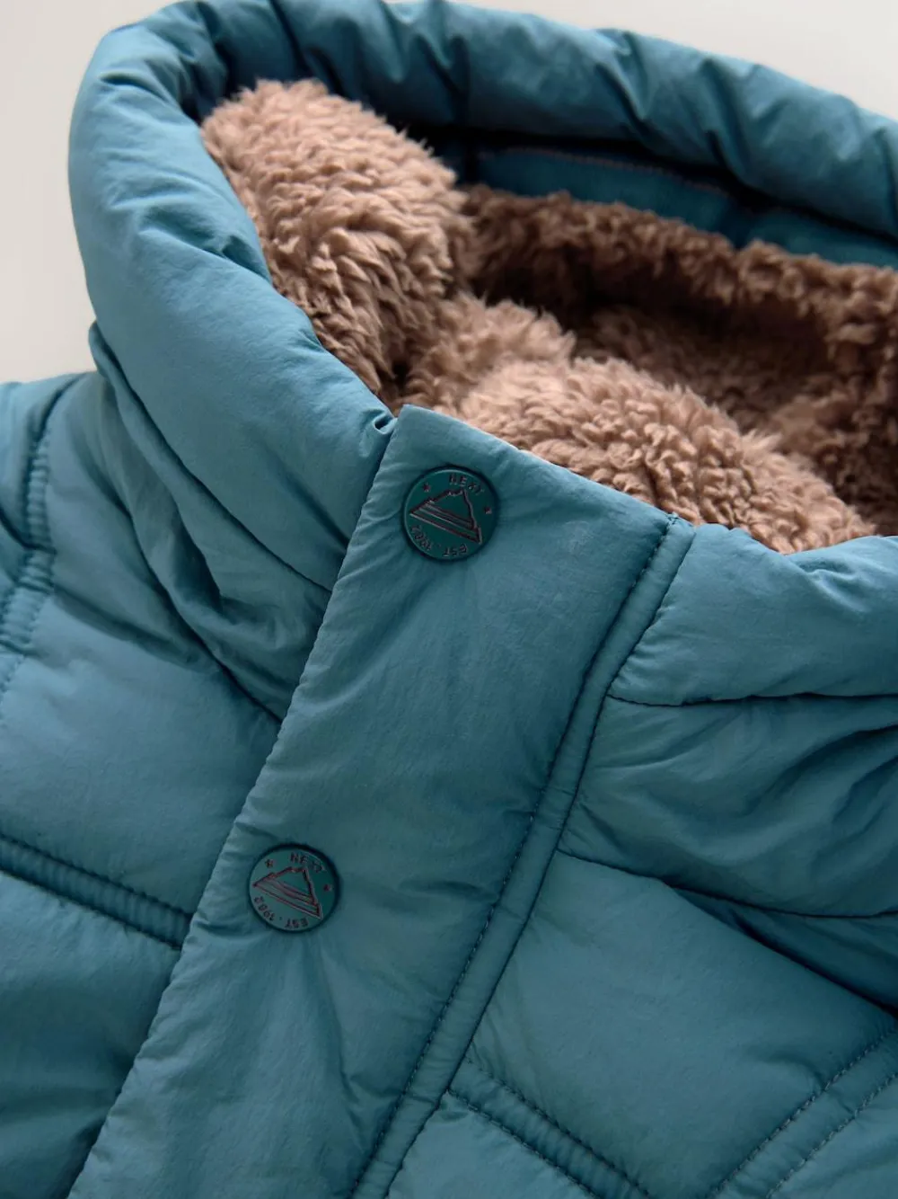 Next Borg Lined Padded Shower Resistant Coat (3mths-7yrs)^BOY Baby Winter Clothing|Coats, Jackets & Pramsuits