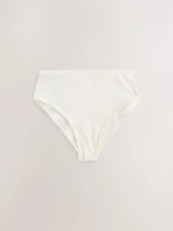 Discount Next Blue Bows High Waist High Leg Cotton Rich Knickers 7 Pack