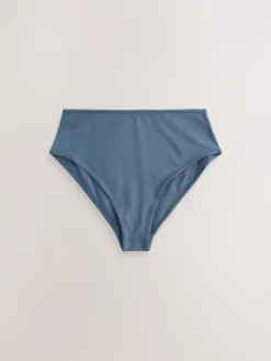 Discount Next Blue Bows High Waist High Leg Cotton Rich Knickers 7 Pack