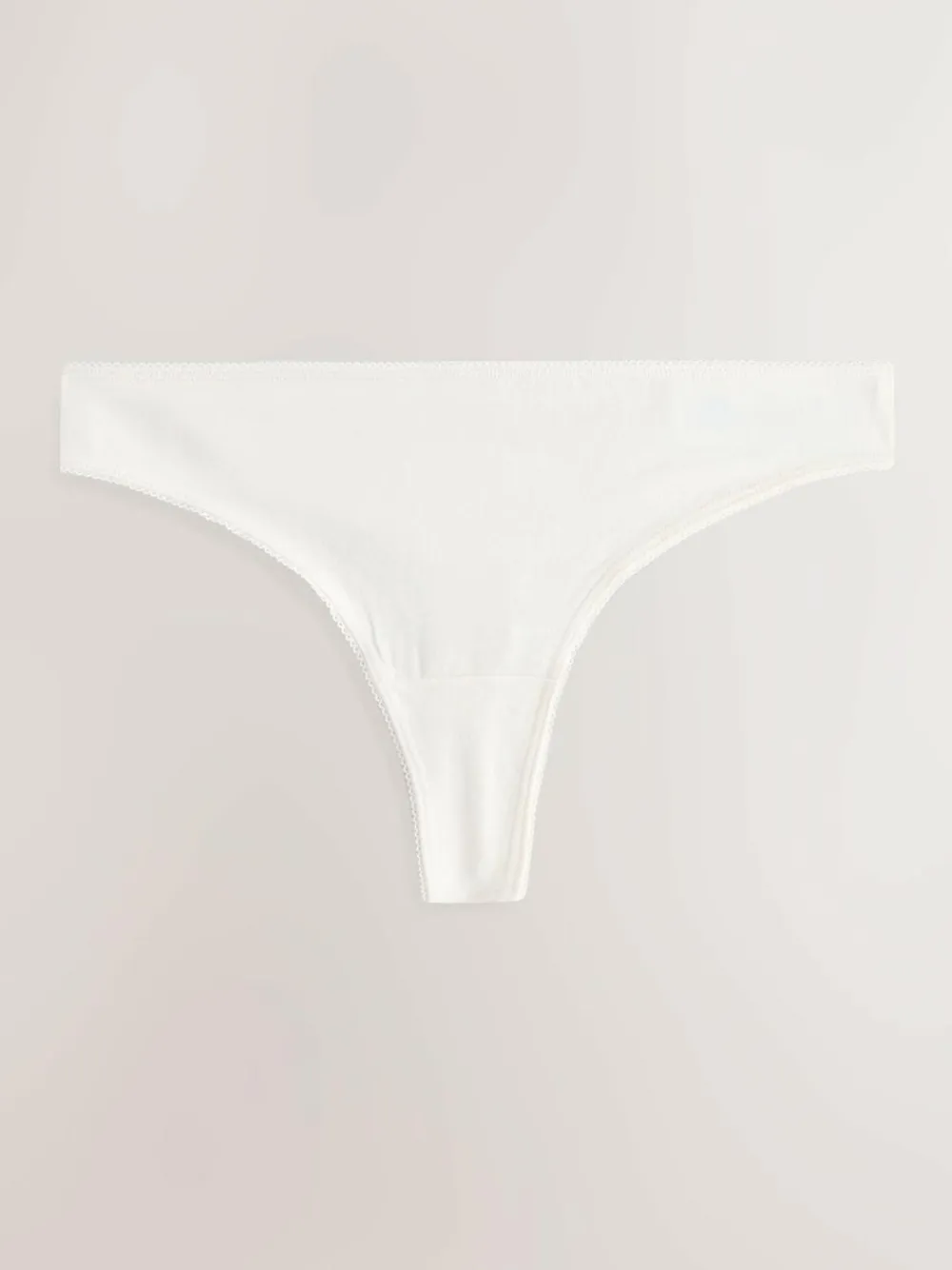 Hot Next Thong Cotton Rich Knickers 7 Pack Blue Bows