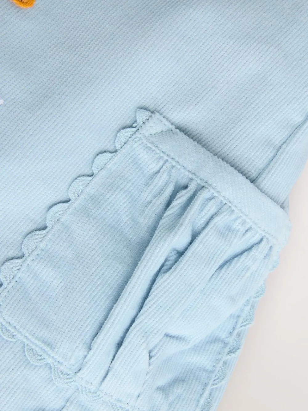 Next Blue Character Baby Cord Pinafore Long Sleeve Bodysuit & Tights Set (0mths-2yrs)^ Dresses|Dresses