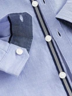 Outlet Next Blue Character Long Sleeve Long Sleeve Oxford Shirt (3mths-7yrs)