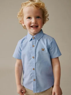 Next Short Sleeve Long Sleeve Oxford Shirt (3mths-7yrs)^BOY Shirts|Suits & Vest