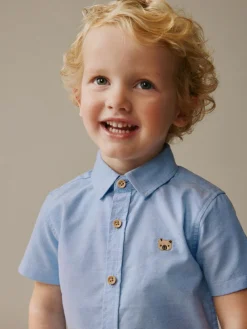 Next Short Sleeve Long Sleeve Oxford Shirt (3mths-7yrs)^BOY Shirts|Suits & Vest