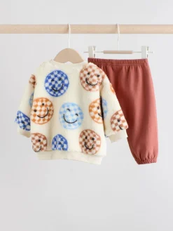 Next Baby Fleece Top and Joggers Set (0mths-2yrs)^BOY Cosy Club|Baby Winter Clothing