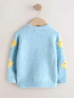 Next Knitted Crew Neck Jumper (3mths-7yrs)^BOY Knitwear|Knitwear