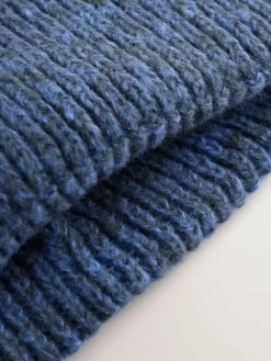 Sale Next Chunky Knit Beanie Hat (1-16yrs) Blue