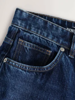 Best Next Relaxed Fit Vintage Wash Denim Jeans Blue Classic Vintage