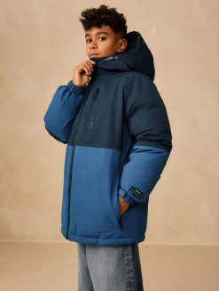 Next Waterproof Inner Wadded Coat (3-16yrs)^BOY Coats & Jackets|Snowsuits & Coats