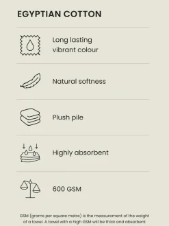 Next Blue Corn Egyptian Cotton Towel^ Towels & Bathmats