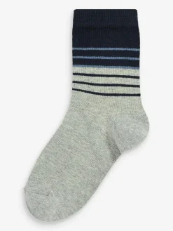 Clearance Next Blue Cotton Rich Socks 7 Pack