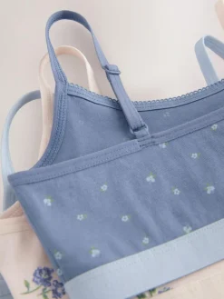 Online Next Crop Tops 3 Pack (5-16yrs) Blue