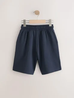 New Next Loose Fit Basic Shorts (3-16yrs) Blue Dark Navy