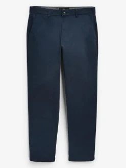 Outlet Next Blue Dark Relaxed Fit Stretch Chinos Trousers