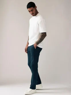 Discount Next Blue Dark Slim Fit Stretch Chinos Trousers