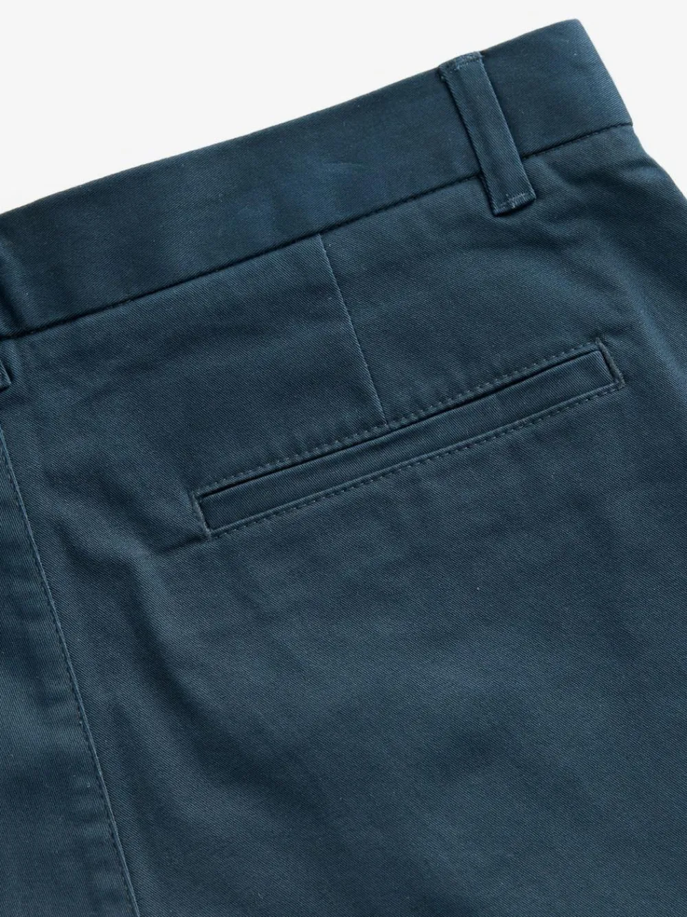 Hot Next Blue Dark Straight Fit Stretch Chinos Trousers
