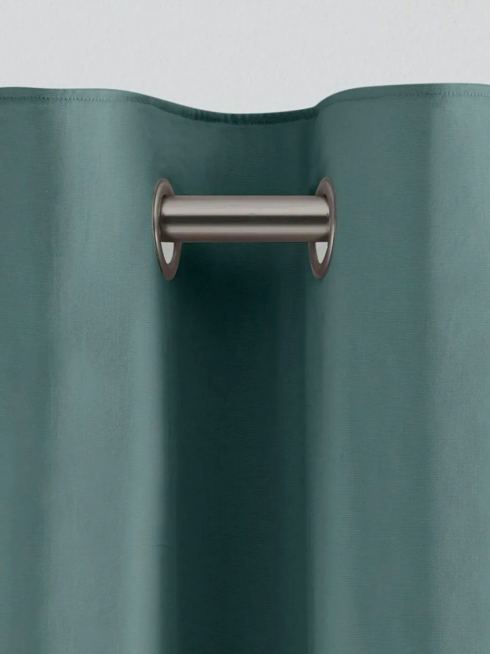 Clearance Next Blue Dark Teal Blackout/Thermal Cotton Eyelet Curtains