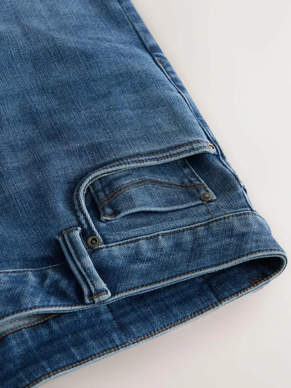 Discount Next Blue Denim - ThermoGen Straight Fit Motionflex Jeans