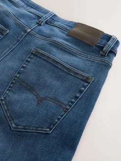 Discount Next Blue Denim - ThermoGen Straight Fit Motionflex Jeans