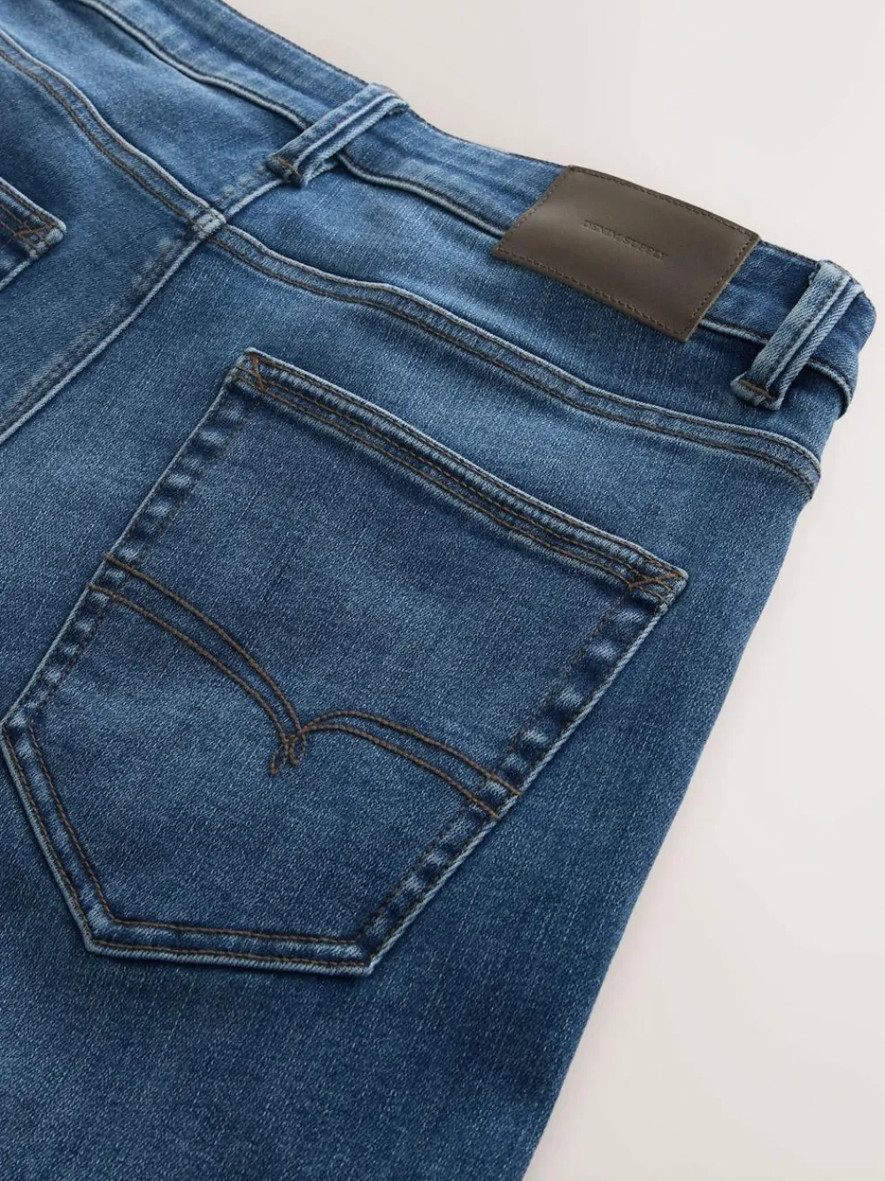 Discount Next Blue Denim - ThermoGen Straight Fit Motionflex Jeans