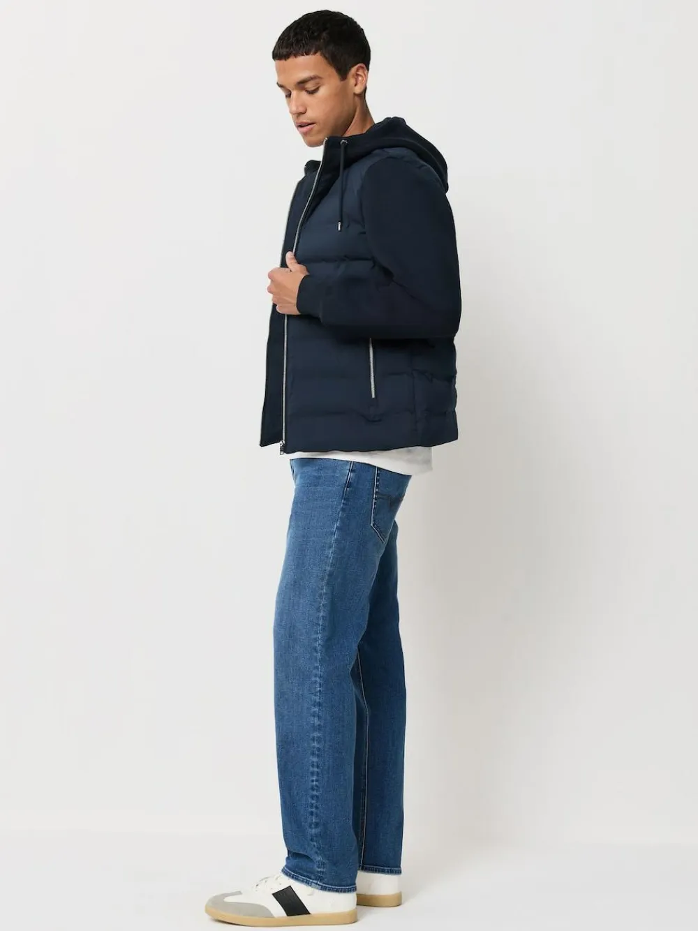 Discount Next Blue Denim - ThermoGen Straight Fit Motionflex Jeans