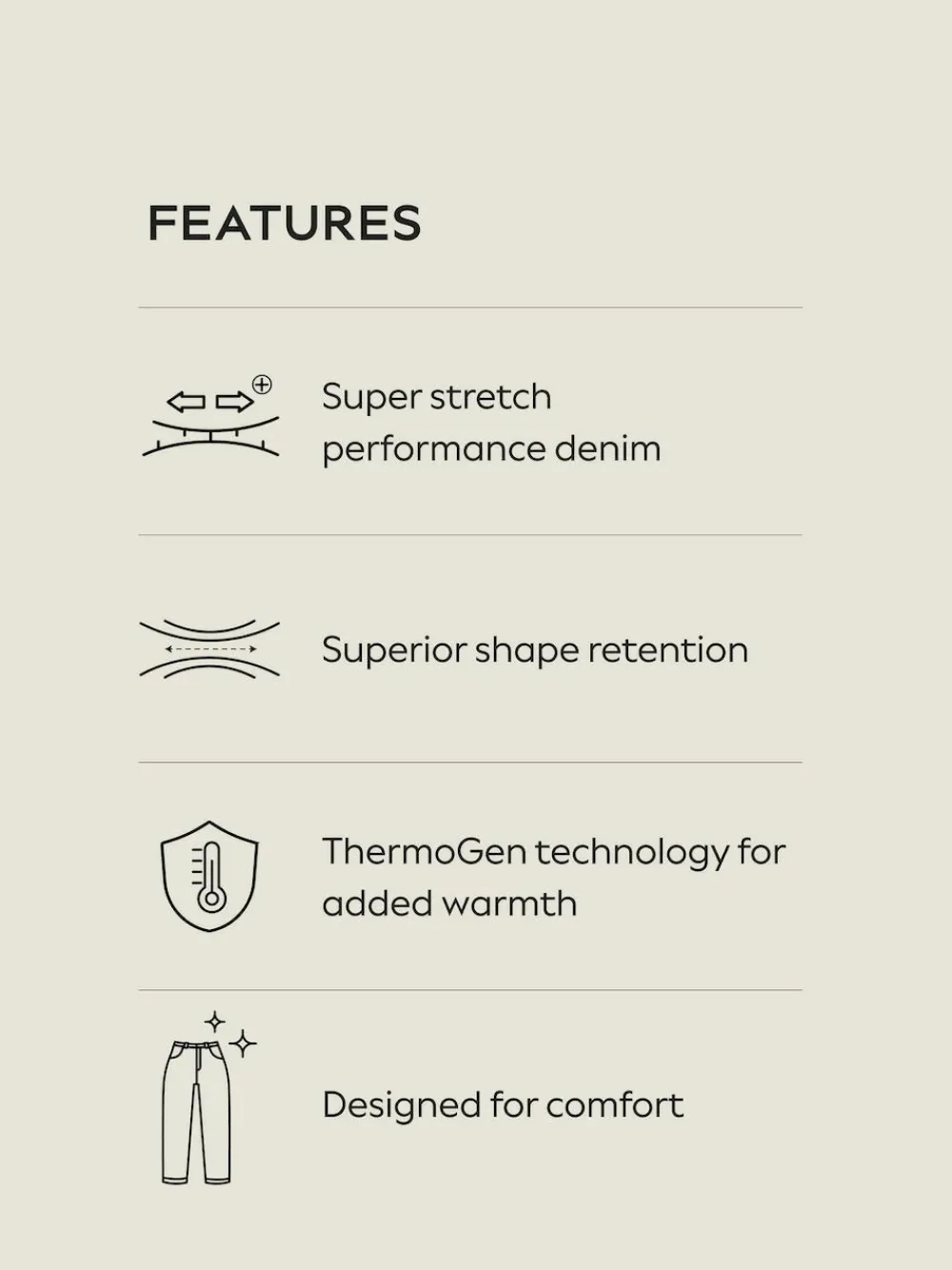 Discount Next Blue Denim - ThermoGen Straight Fit Motionflex Jeans