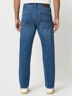 Discount Next Blue Denim - ThermoGen Straight Fit Motionflex Jeans